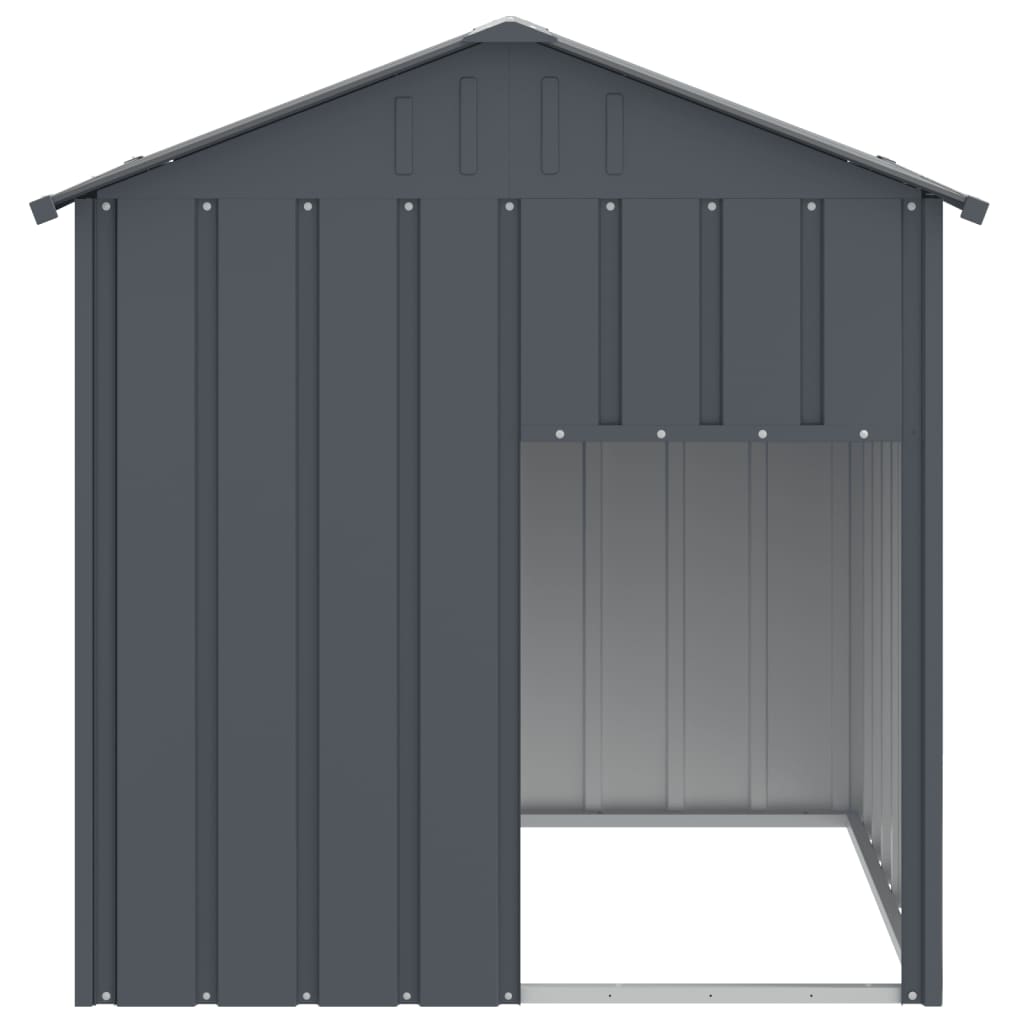 Dog House With Roof 117X103X123 Cm Galvanised Steel