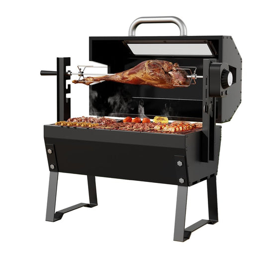 Charcoal BBQ | BBQ Grill with Electric Rotisserie | Grillz Brand