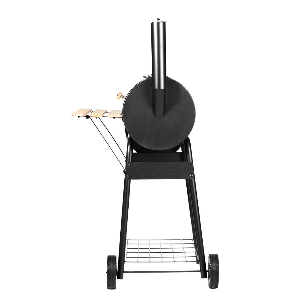 Charcoal BBQ and Smoker | 2-In-1 Offset BBQ Smoker | Grillz Brand