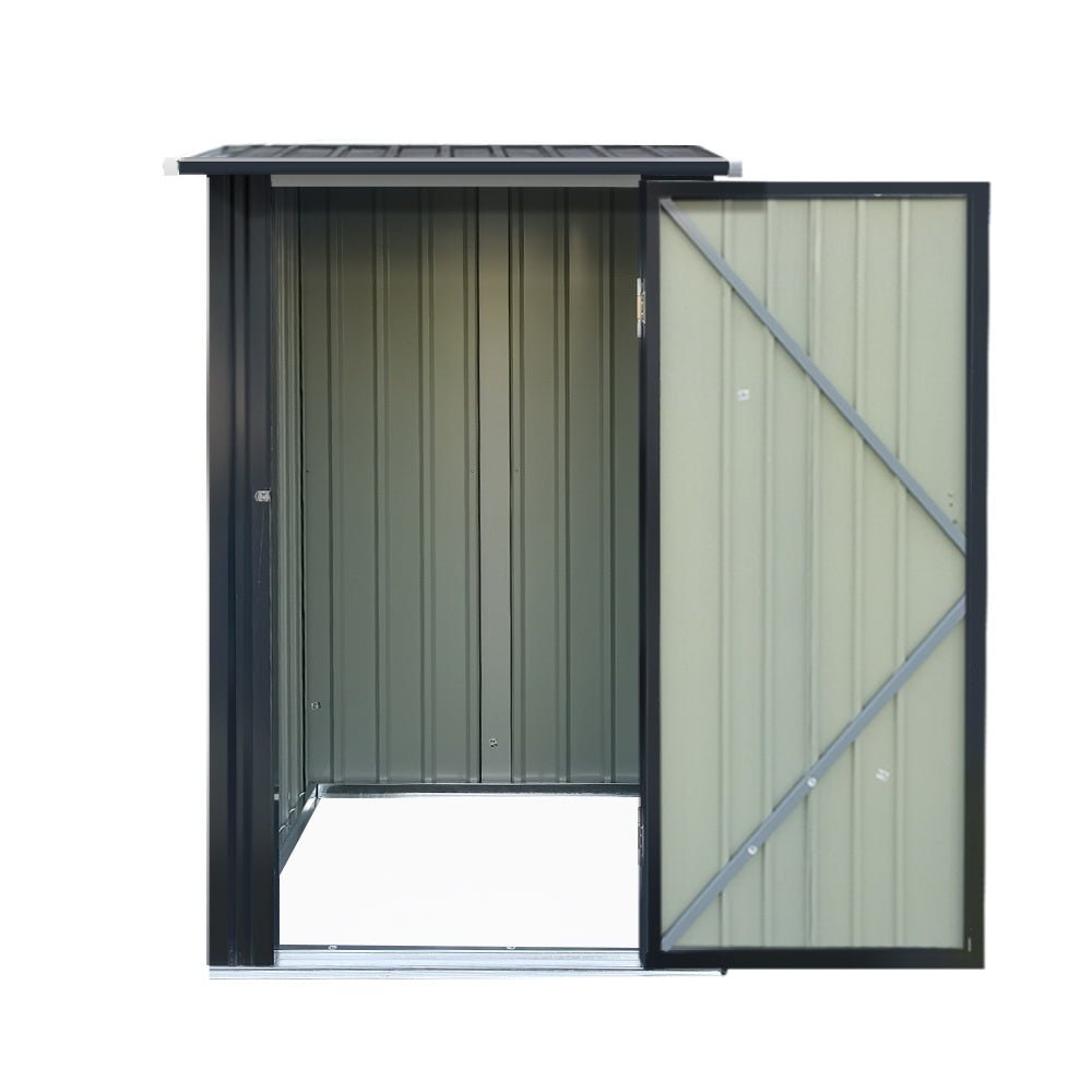 Small Garden Shed | Outdoor Storage Shed | Hinged Door | 0.99mx1.04m | Giantz | Grey
