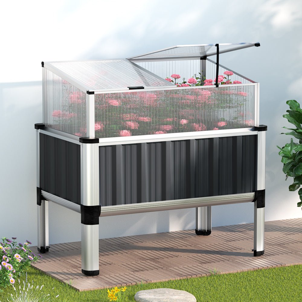 Garden Bed | Cold Frame Cloche | Steel and Aluminium | 80x49x74cm