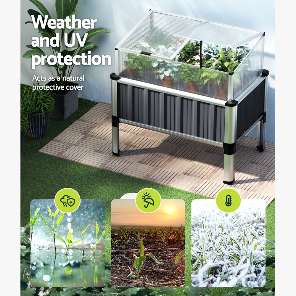 Garden Bed | Cold Frame Cloche | Steel and Aluminium | 80x49x74cm