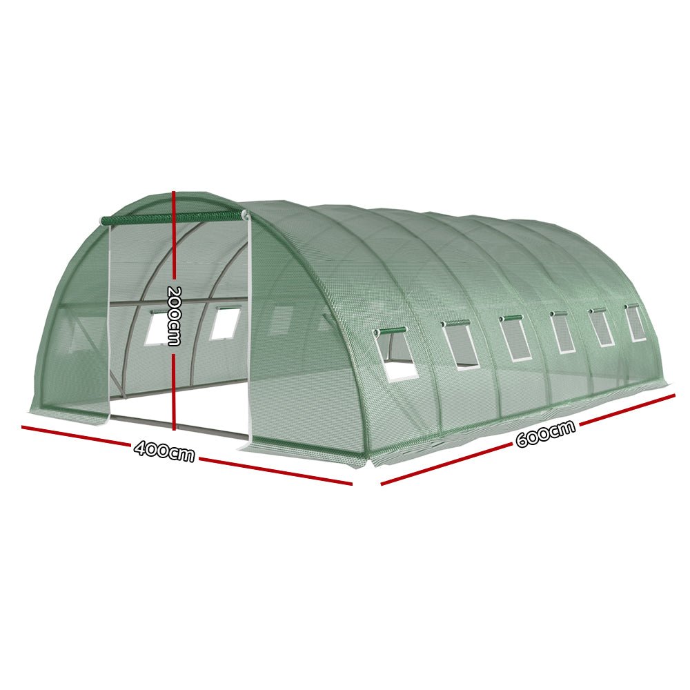 Greenhouse Shade House Walk-In 6m x 4m x 2m Domed Roof Polytunnel