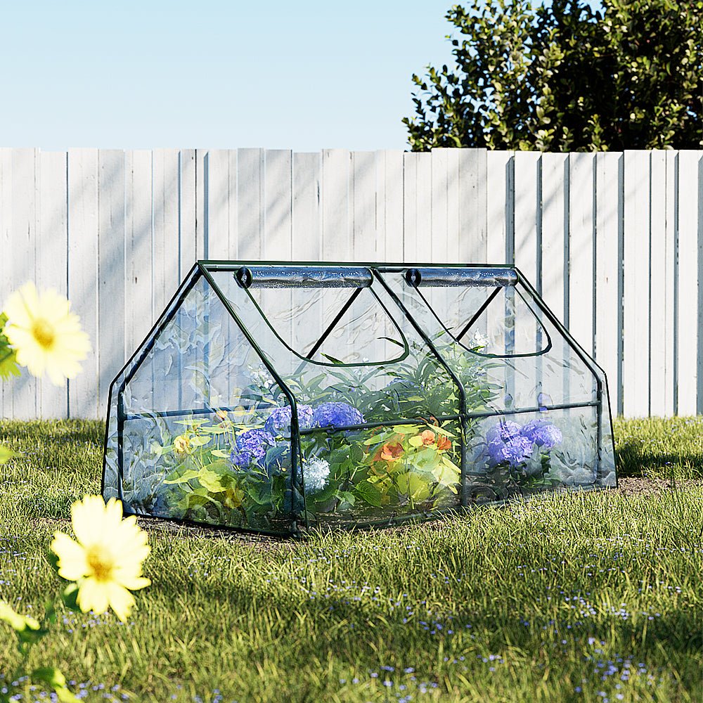 Mini Greenhouse | Garden Cold Frame Cloche | Greenfingers | 180x90x90cm