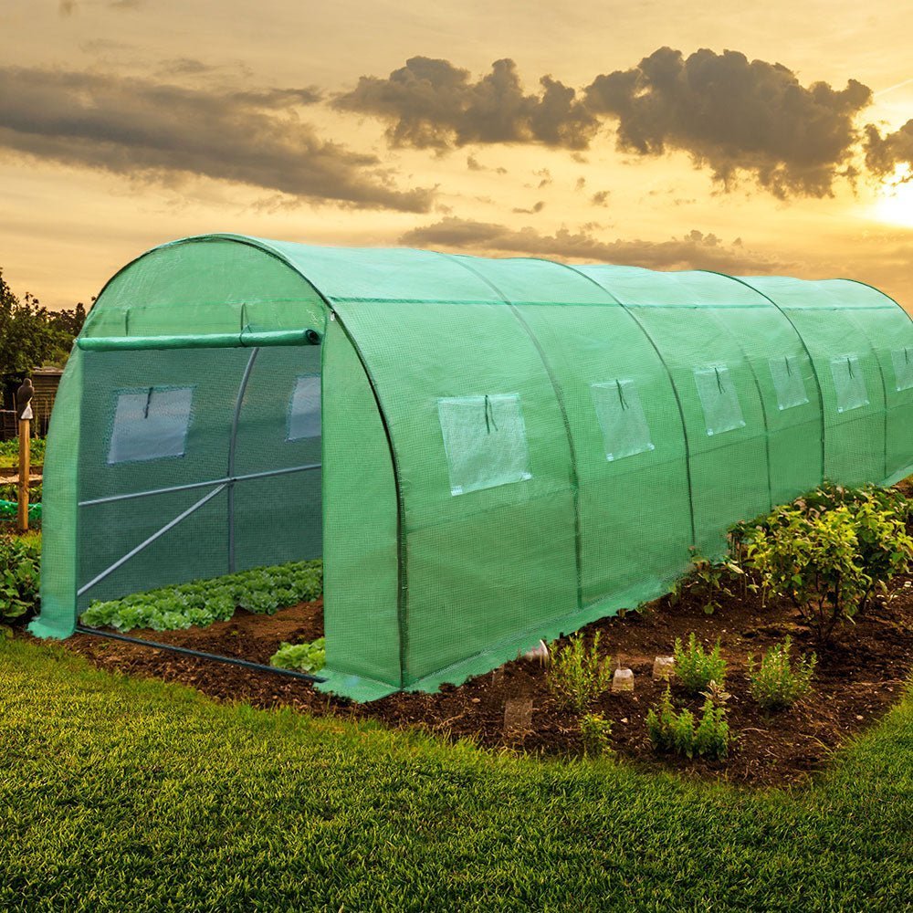Greenhouse Shade House Walk-In 6m x 3m x 2m Domed Roof Polytunnel