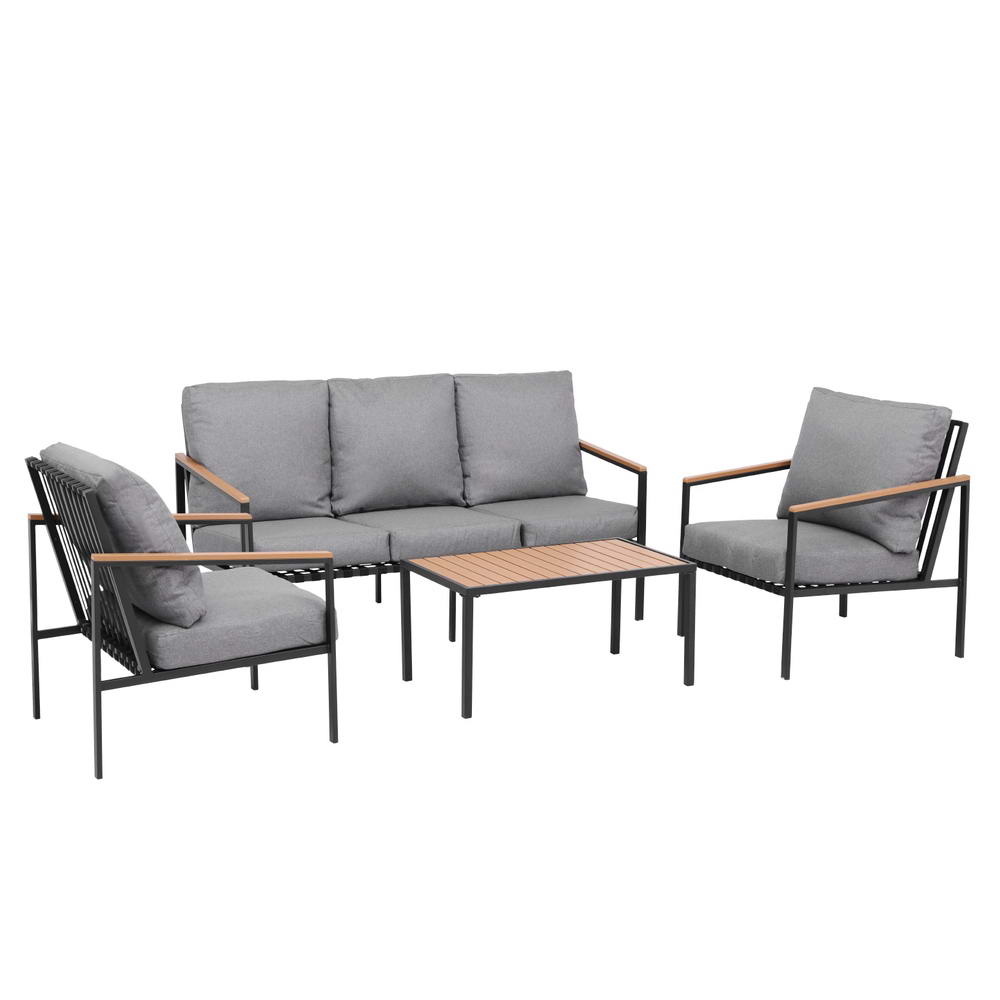 Outdoor Sofa Set | 5 Seats | Sofa Chairs and Table | Modern Design