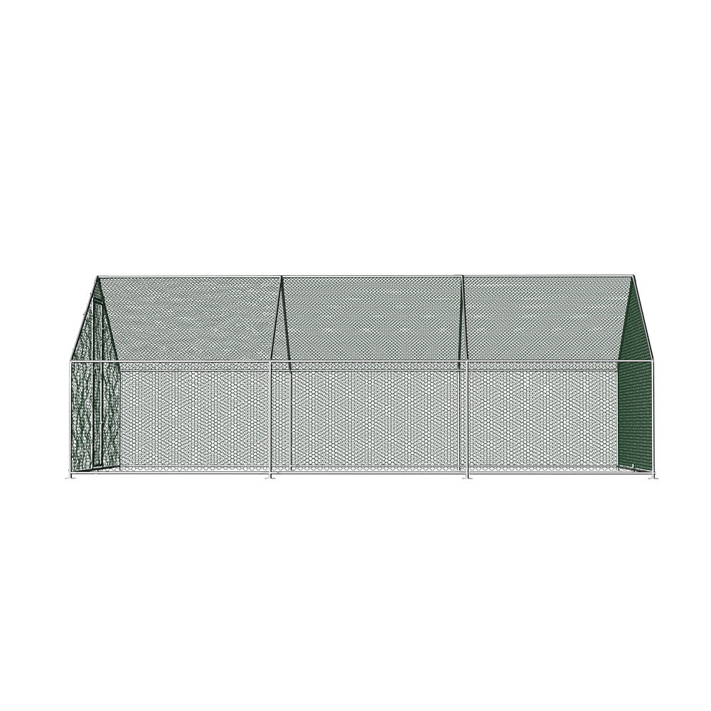 Chicken Coop Chook House Cage 6mx3mx2m Galvanised Steel