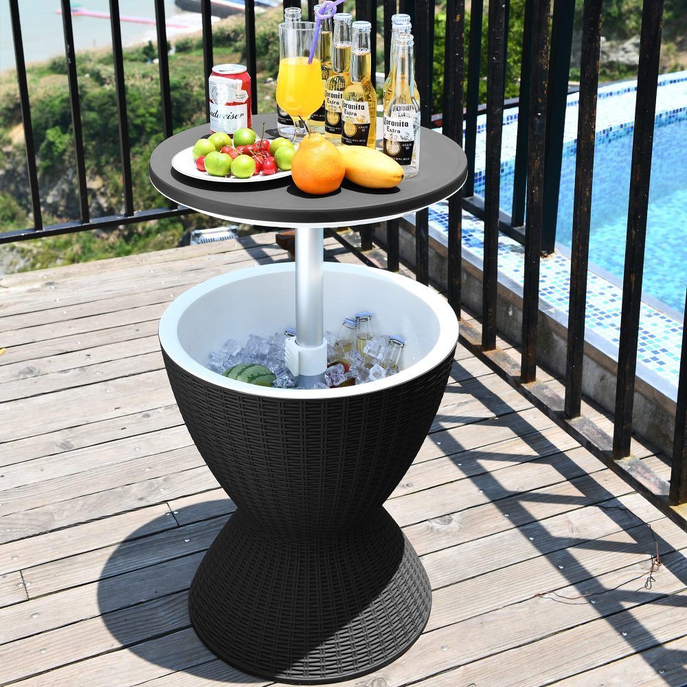 Cool Box Bar Table Ice Outdoor Furniture BBQ