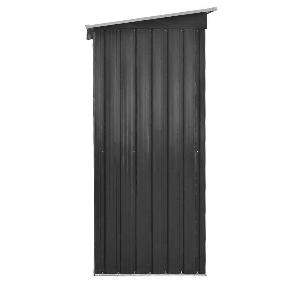 Small Garden Shed | Outdoor Storage Shed | Sliding Door | 1.62mx0.86m | Giantz | Grey