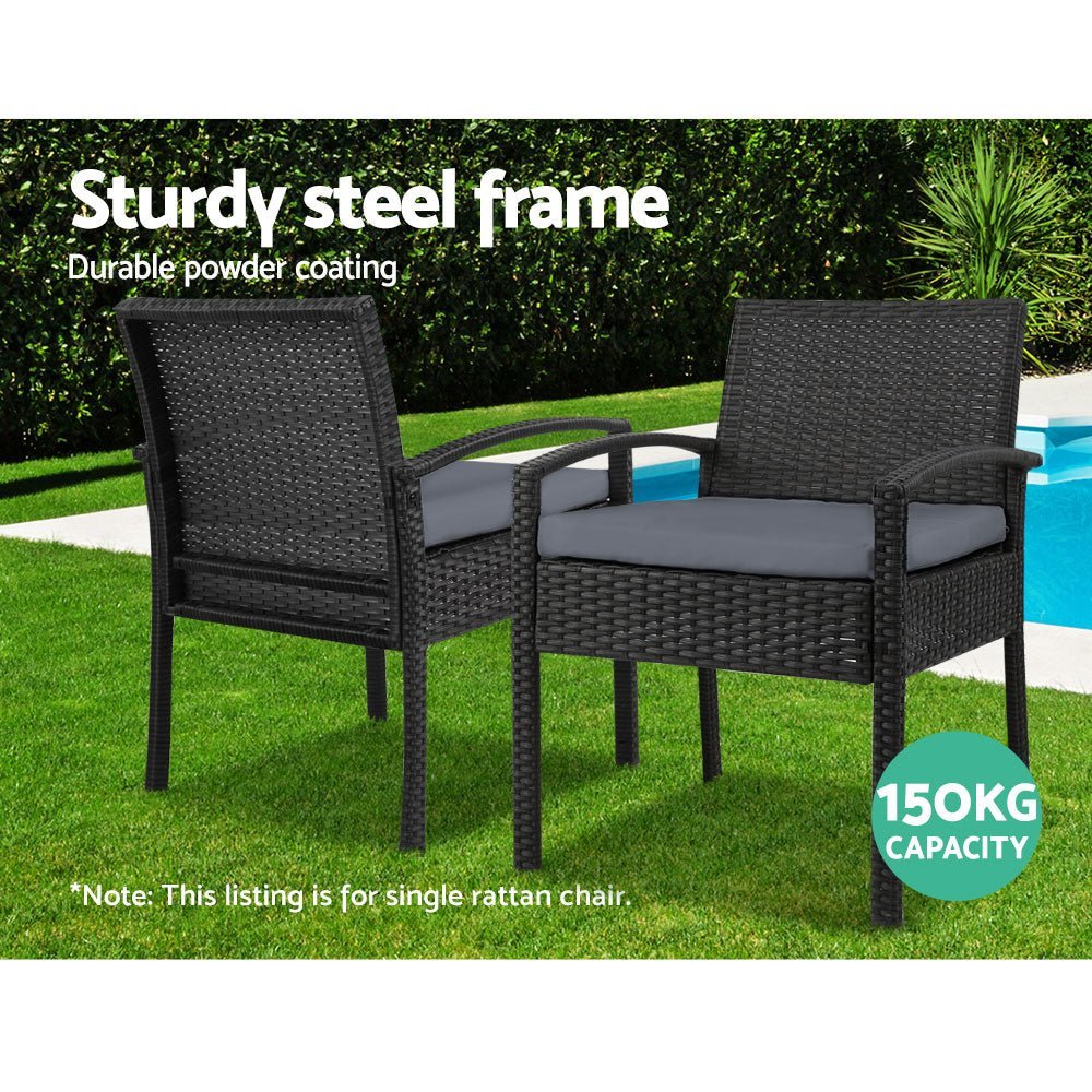 Outdoor Dining Chair Patio Furniture Rattan Chair Cushion Felix