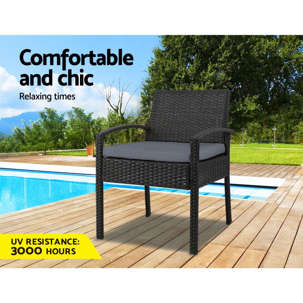 Outdoor Dining Chair Patio Furniture Rattan Chair Cushion Felix