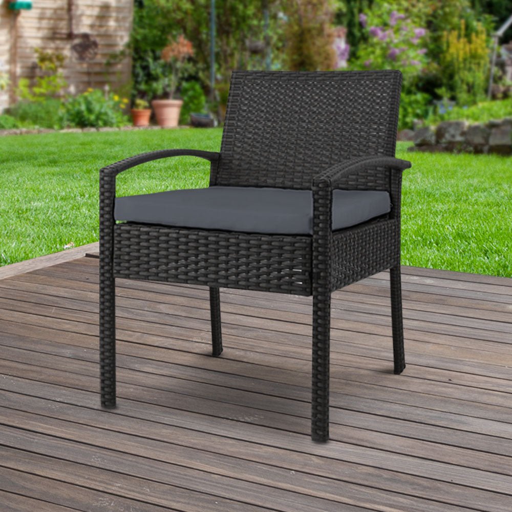 Outdoor Dining Chair Patio Furniture Rattan Chair Cushion Felix