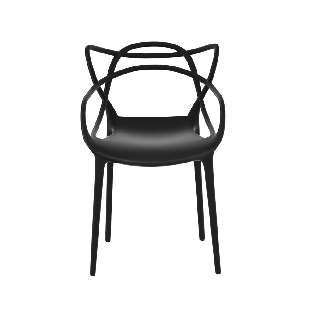 Outdoor Dining Chairs 4PC Gardeon Portable Stackable Outdoor Chair Patio Furniture