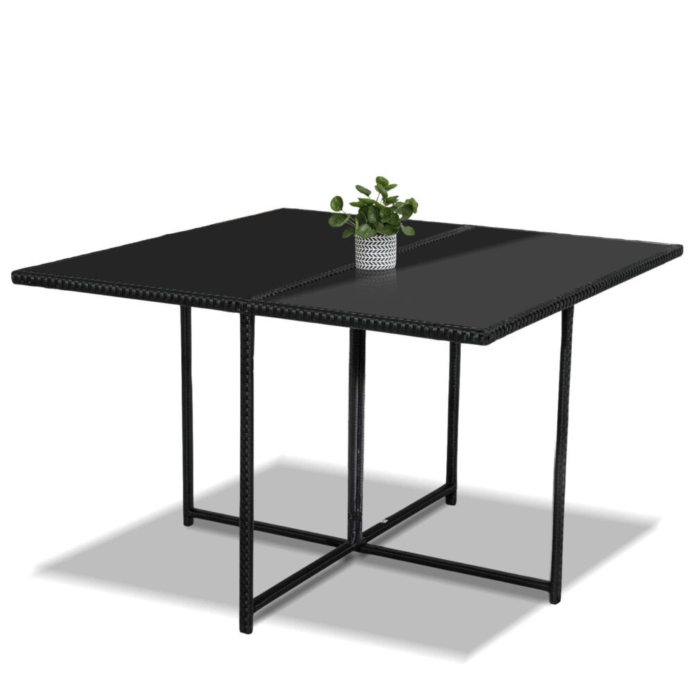 Outdoor Dining Table Set 8 Seater Horrocks Black