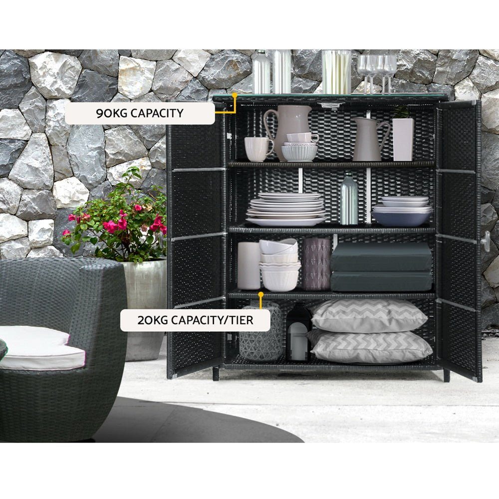 Outdoor Storage Cabinet Buffet Bar