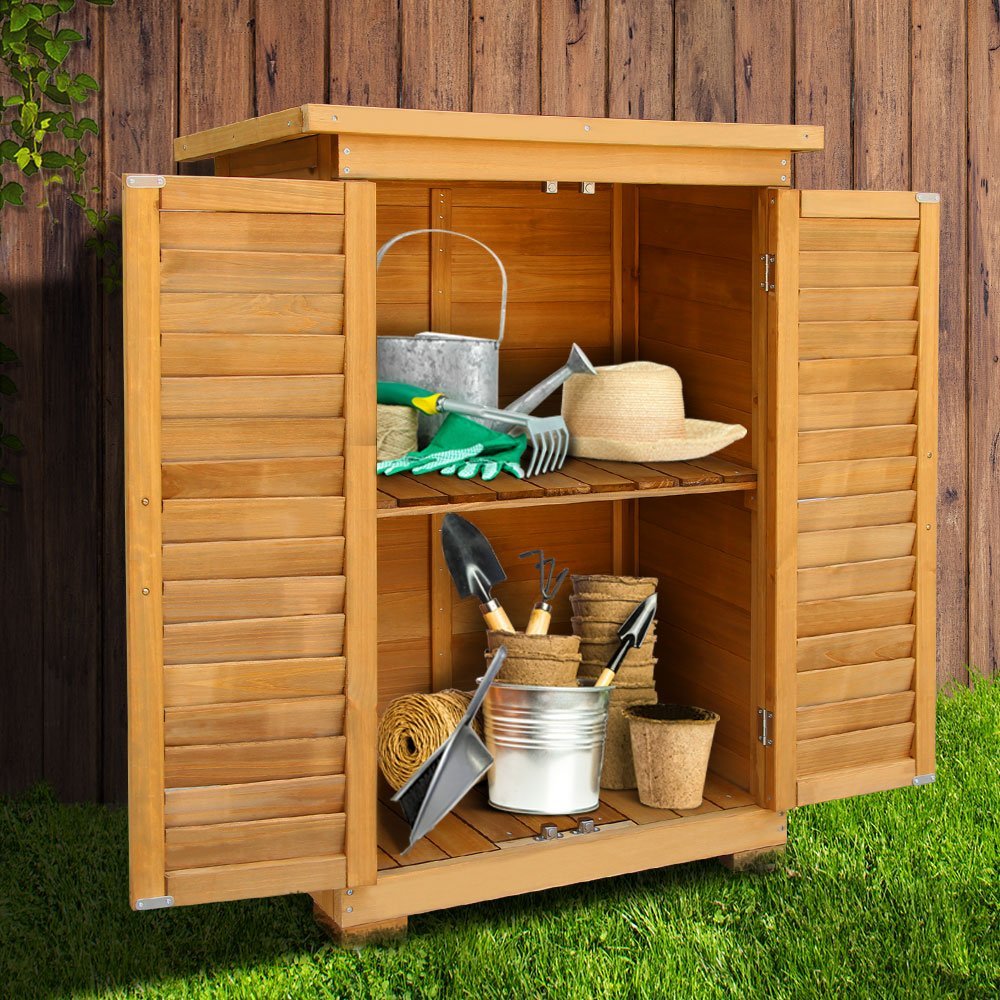 Outdoor Storage Cabinet Wooden Garden Storage
