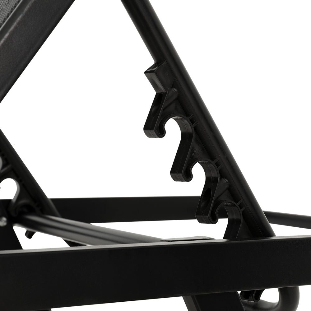 Sun Lounger Lightweight Steel Adjustable
