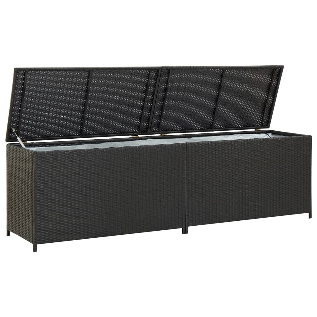 Weatherproof Rattan Garden Storage Box | Durable, Spacious | Waterproof Liner | 80, 120 or 200cm