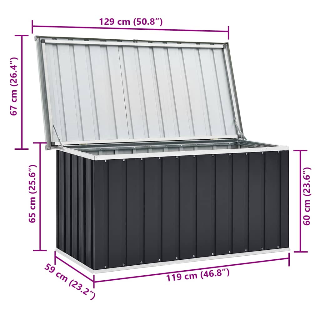 Outdoor Storage Box Toolbox | Steel Construction | Various Sizes and Colours