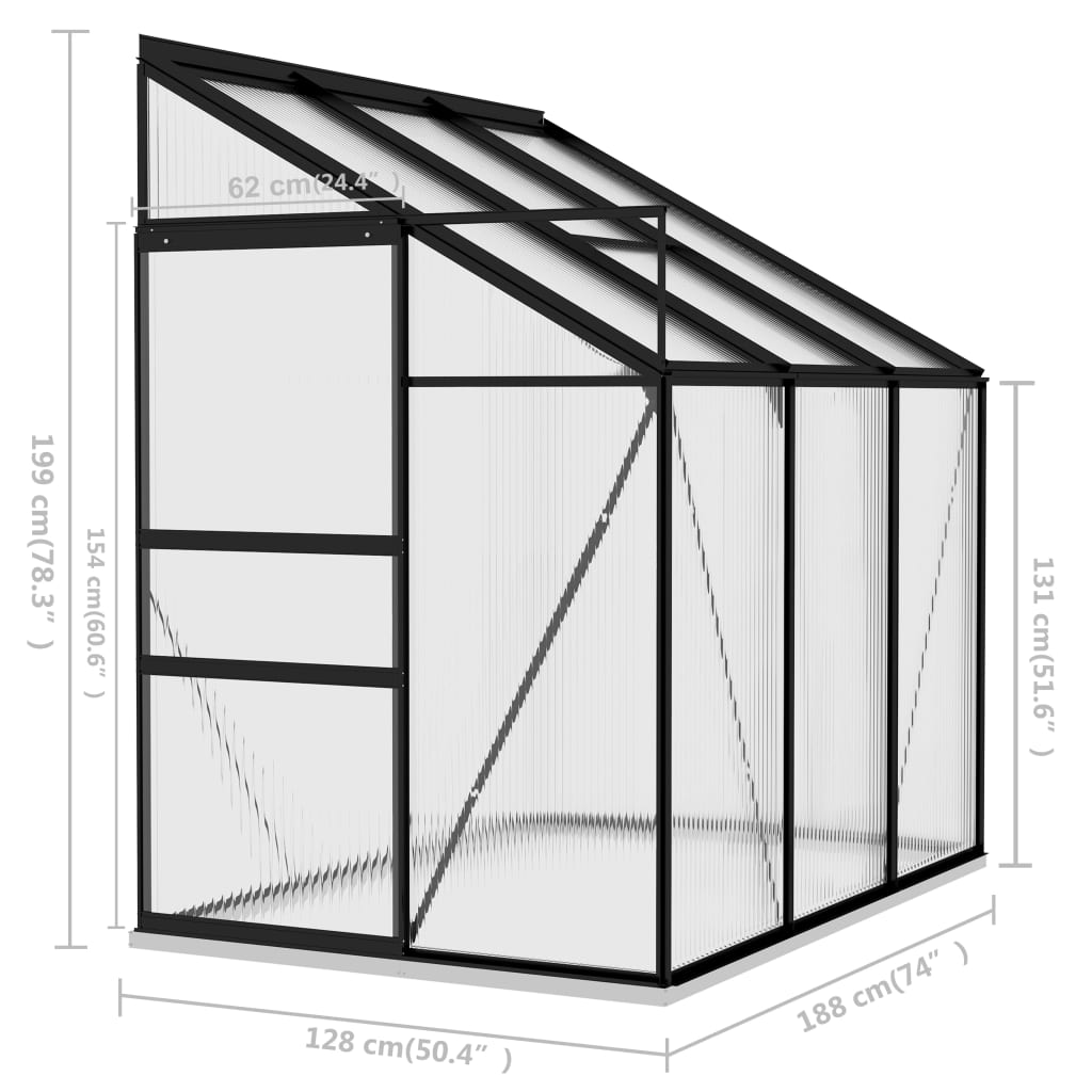 Greenhouse Anthracite Aluminium