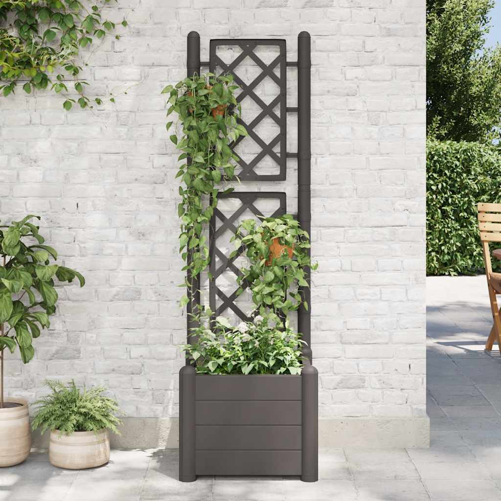 Garden Planter With Trellis Pp