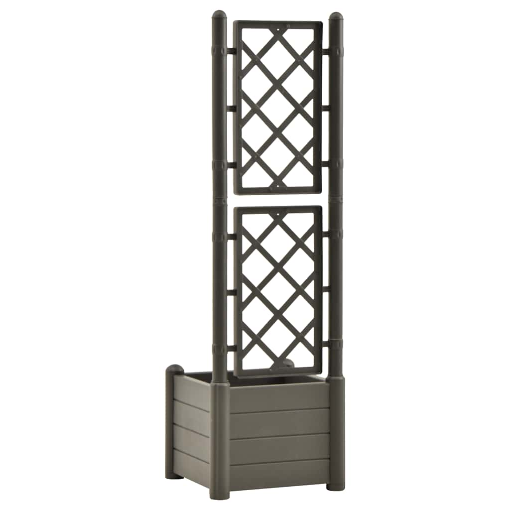 Garden Planter With Trellis Pp