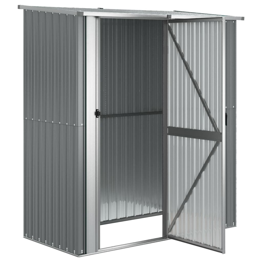 Garden Shed 180.5X97X209.5 Cm Galvanised Steel