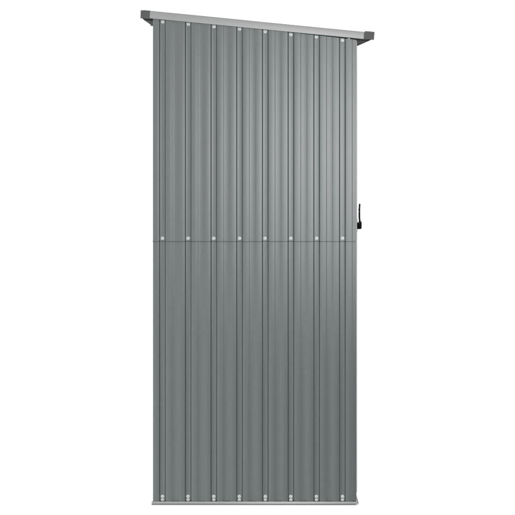 Garden Shed 180.5X97X209.5 Cm Galvanised Steel