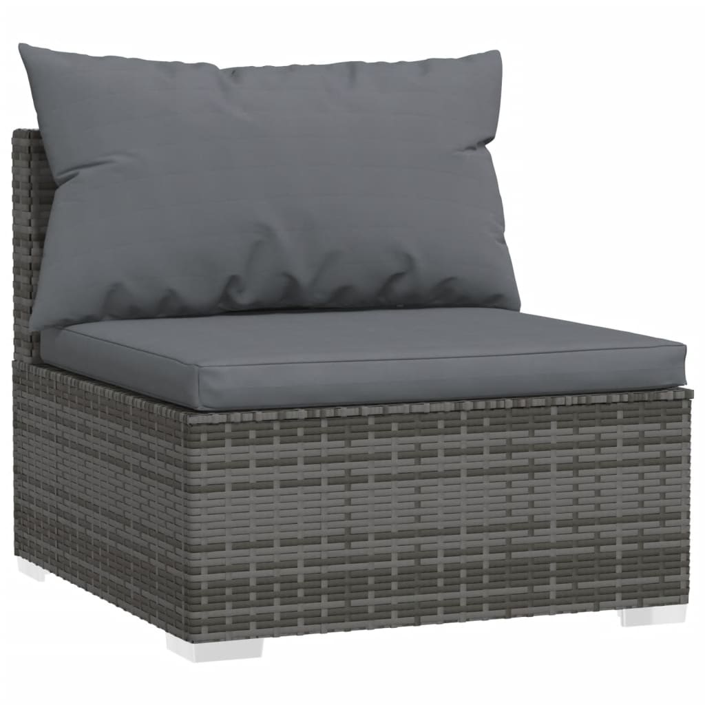 Outdoor Lounge | 3 Seater Sofa With Anthracite Cushions | Grey