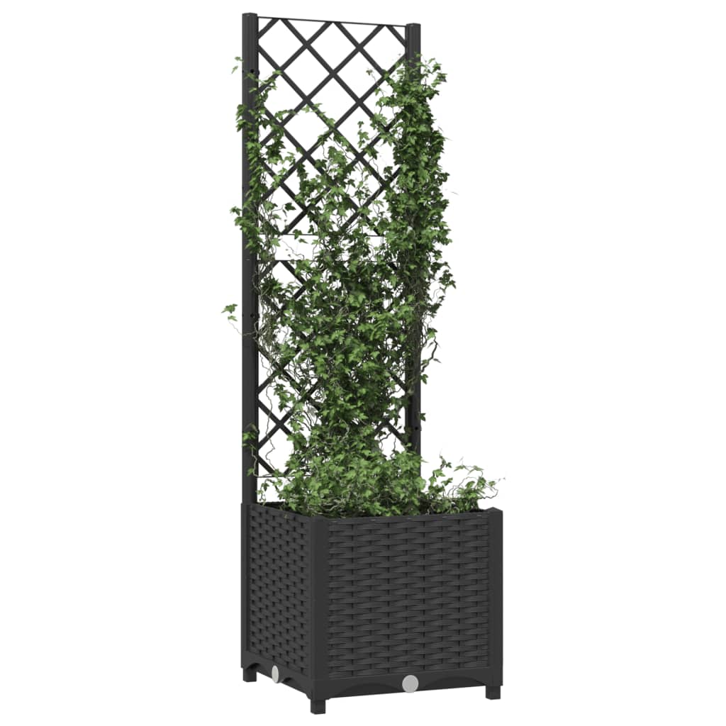 Garden Planter With Trellis Pp