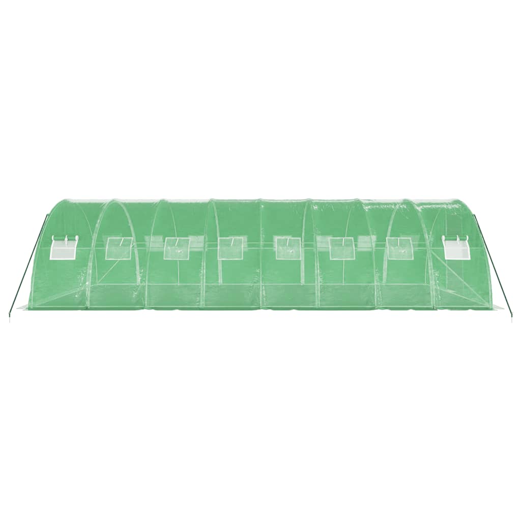 Large Greenhouse | Poly Tunnel Style | 4m Wide x 2m High | Length from 4m - 24m | White or Green