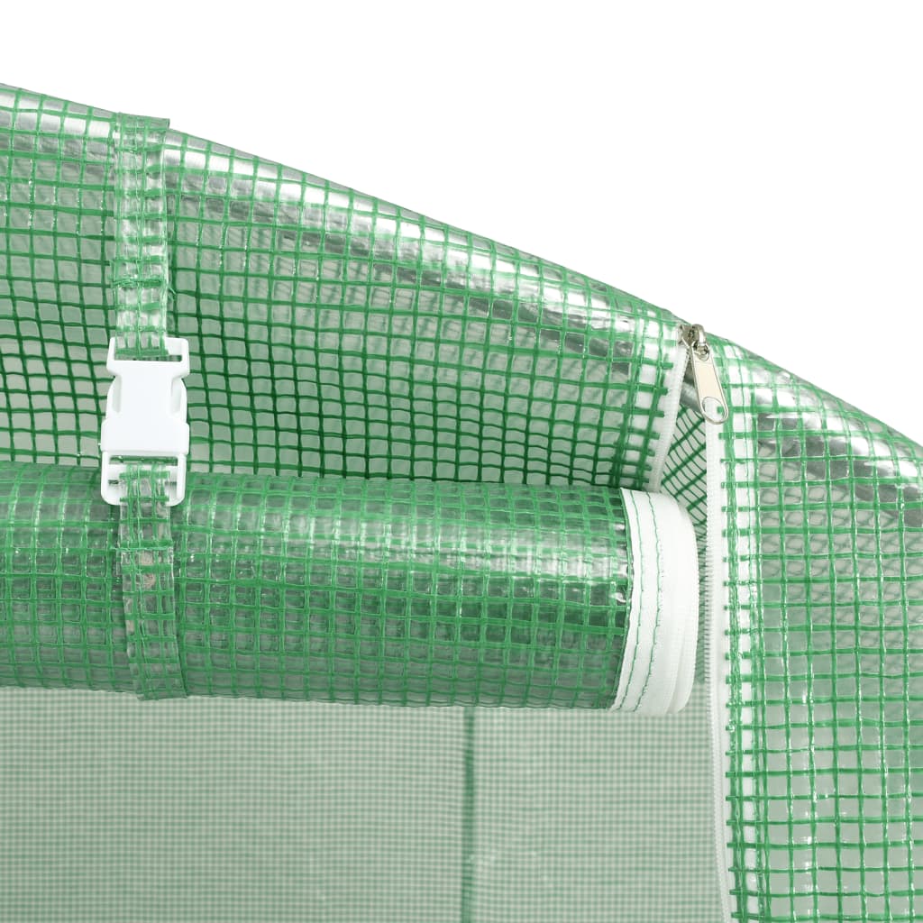 Large Greenhouse | Poly Tunnel Style | 4m Wide x 2m High | Length from 4m - 24m | White or Green