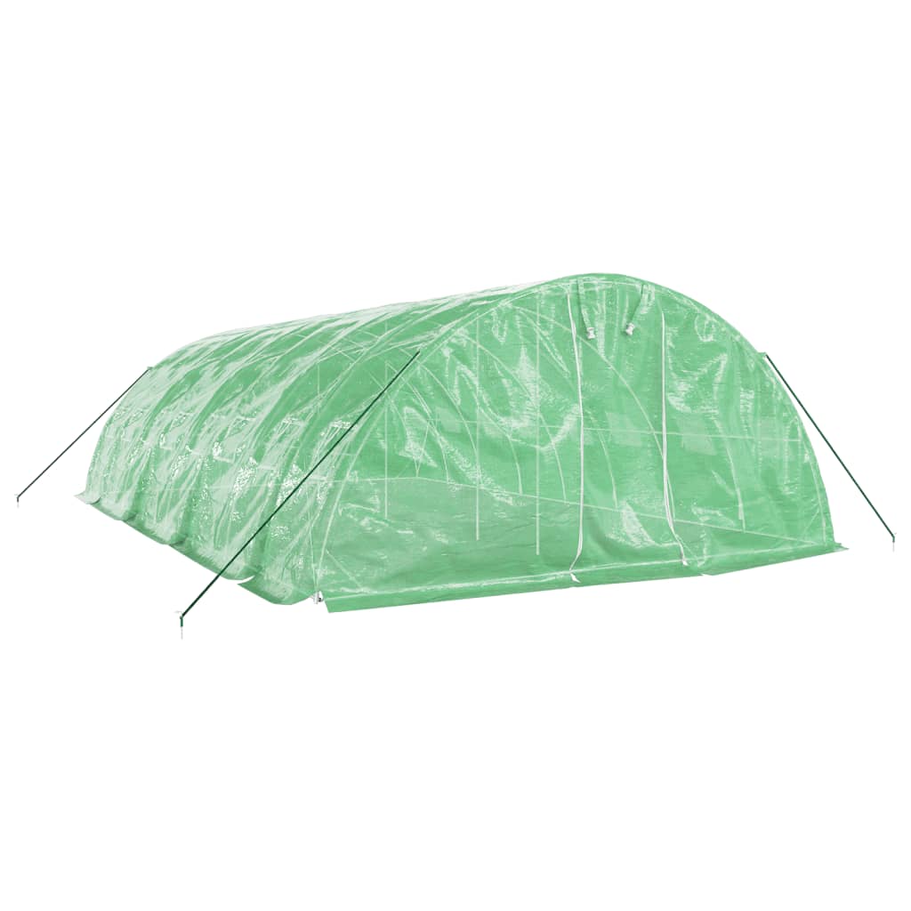 Large Greenhouse | Poly Tunnel Style | 5m Wide x 2.3m High | Length from 8m - 22m | White or Green