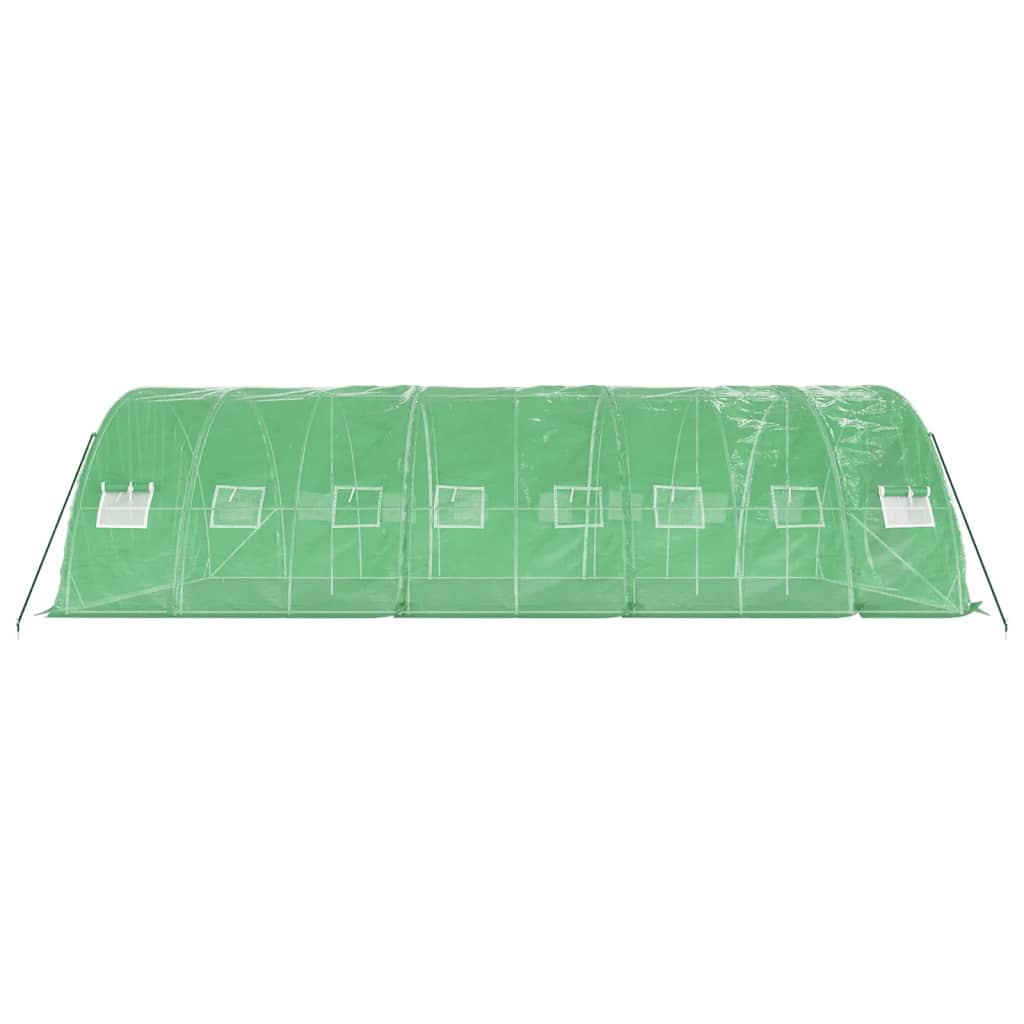 Large Greenhouse | Poly Tunnel Style | 5m Wide x 2.3m High | Length from 8m - 22m | White or Green