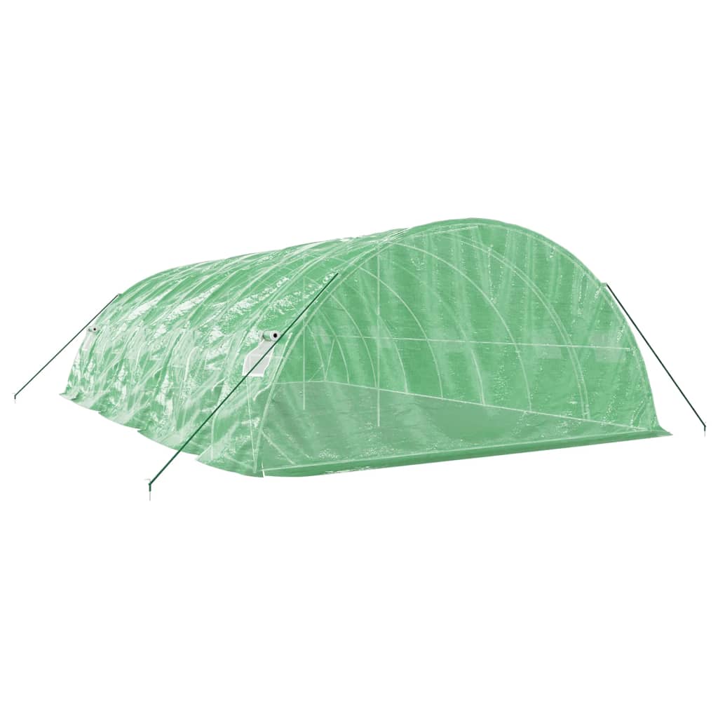 Large Greenhouse | Poly Tunnel Style | 5m Wide x 2.3m High | Length from 8m - 22m | White or Green