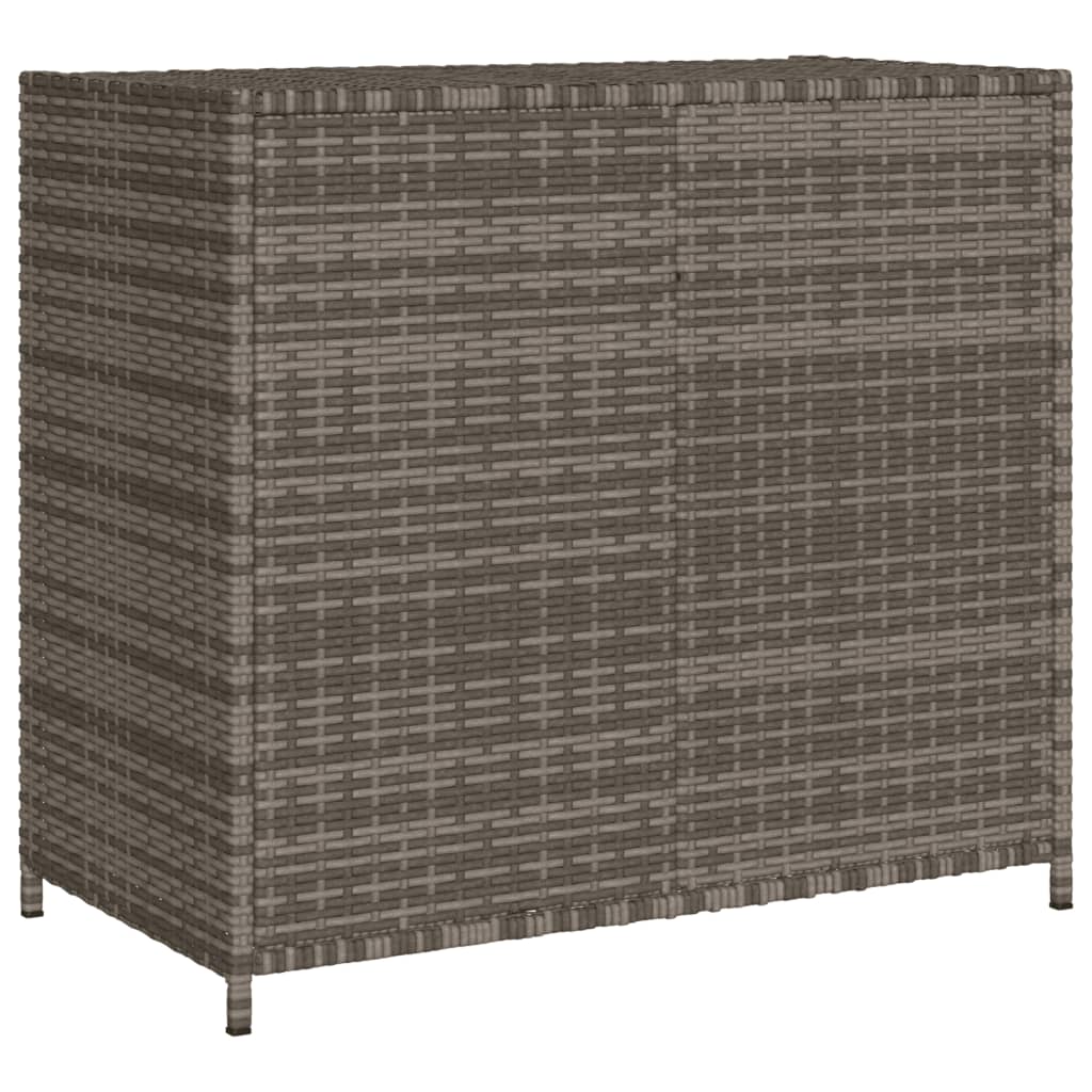 Garden Storage Cabinet 83X45X76 Cm Poly Rattan