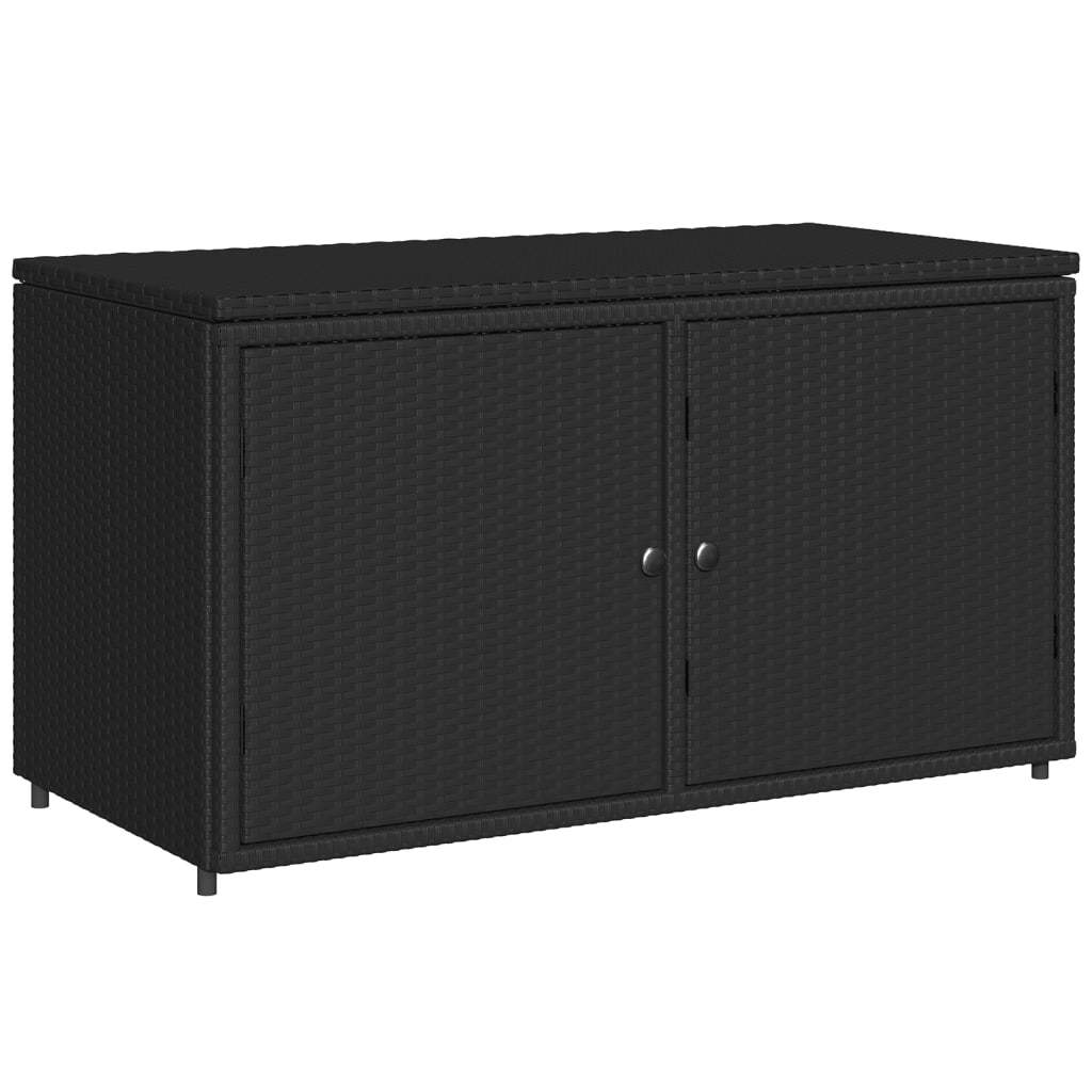 Garden Storage Cabinet 110X55X60.5 Cm Poly Rattan