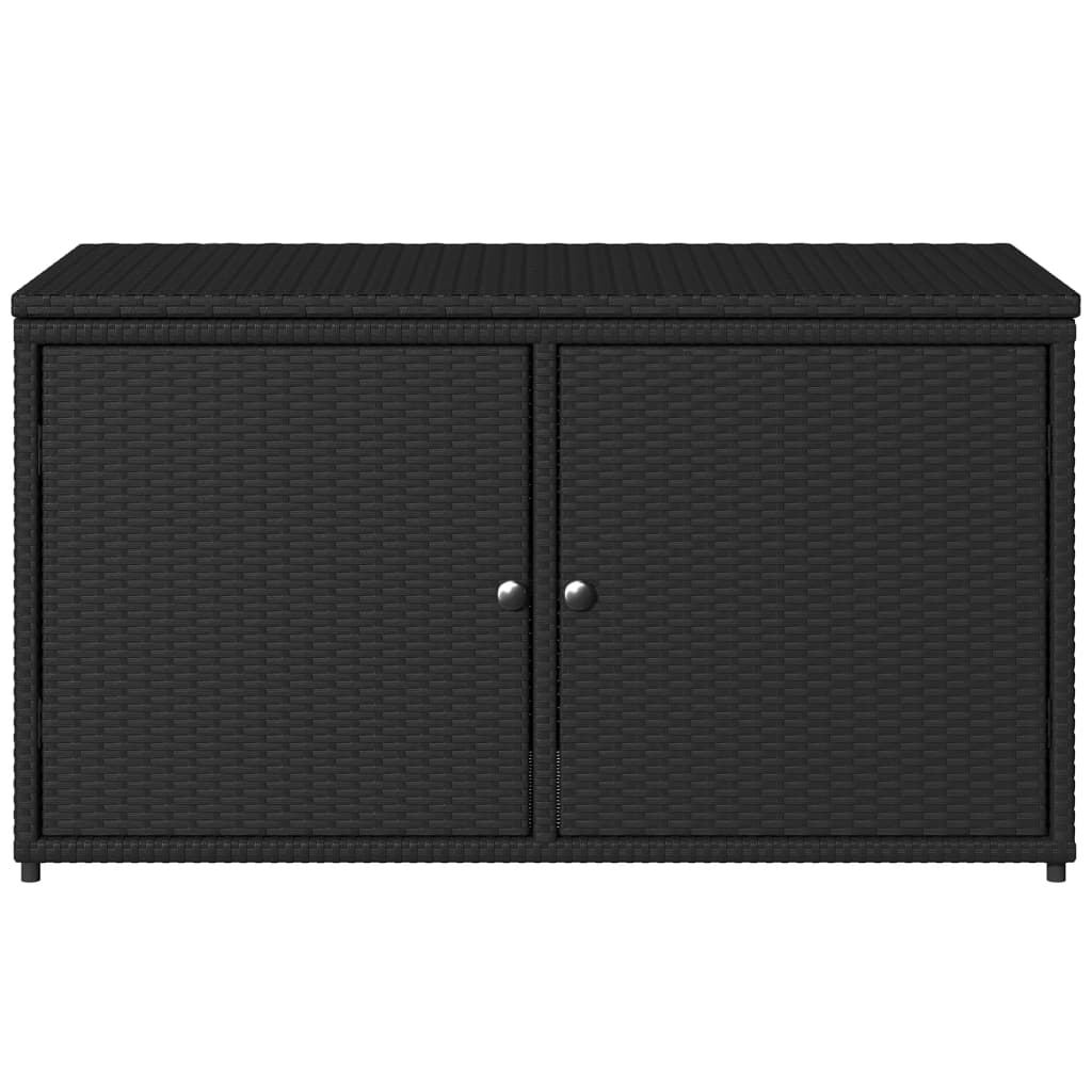 Garden Storage Cabinet 110X55X60.5 Cm Poly Rattan