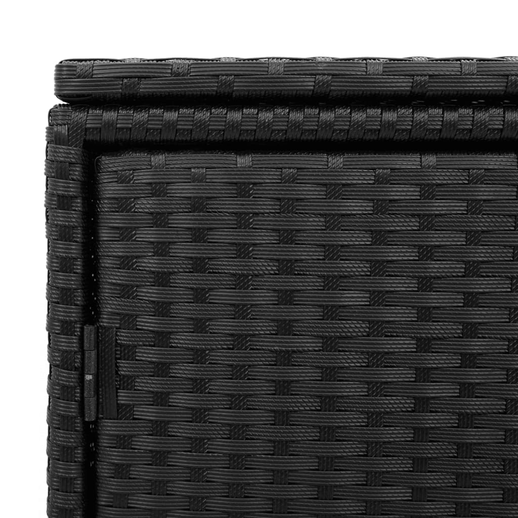 Garden Storage Cabinet 110X55X60.5 Cm Poly Rattan