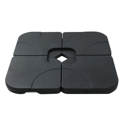 Cantilever Umbrella Base Stand | 4 Plate Square | Instahut | 50cm 64kg