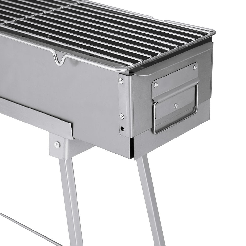Charcoal BBQ Grill | Large Capacity Portable BBQ | 60 x 20cm | Grillz Brand