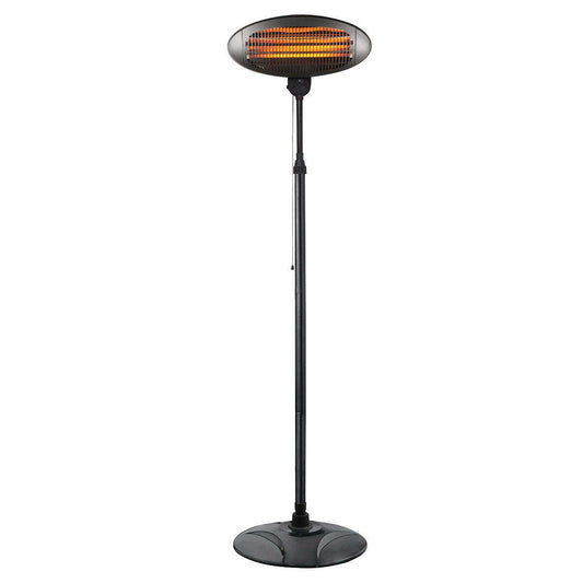Electric Patio Heater | Portable 2.1m Free Standing Heater | 2000W