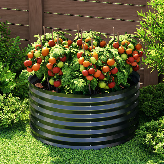 Garden Bed | Greenfingers | 90X45cm | Galvanised Steel | Grey