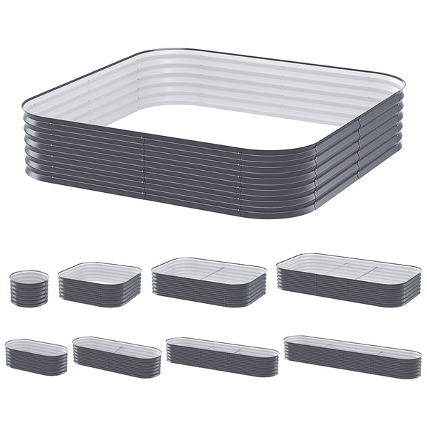 Garden Bed 9 In 1 Modular Planter Box Raised Container 40cm Height ...