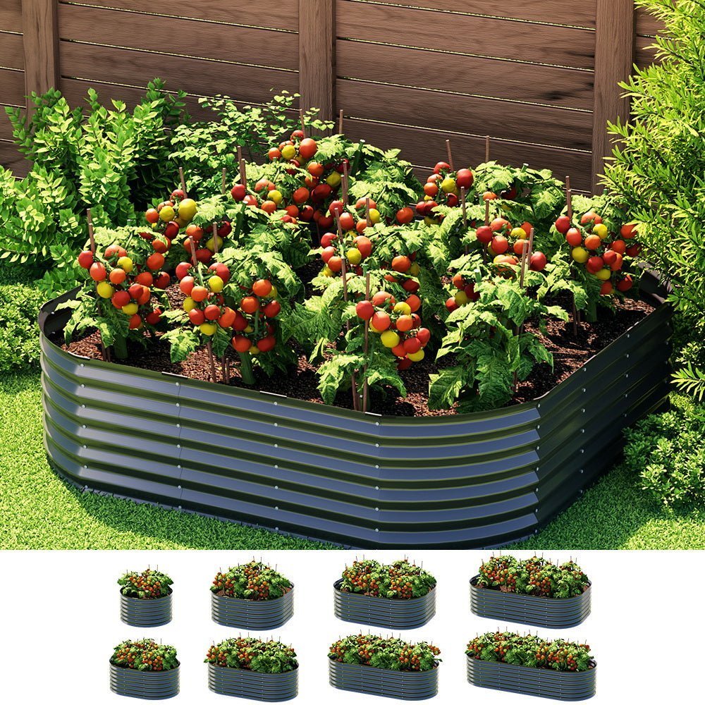 Garden Bed 9 In 1 Modular Planter Box Raised Container Greenfingers 45cm Height
