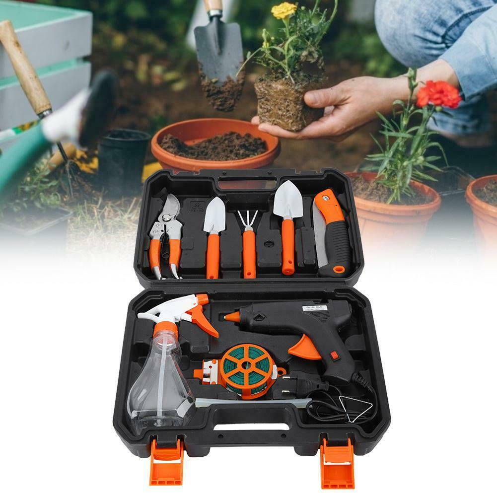 Garden Tools Set 11 Pcs Gardening Shovel Trowel Rake Saw Gardening Set