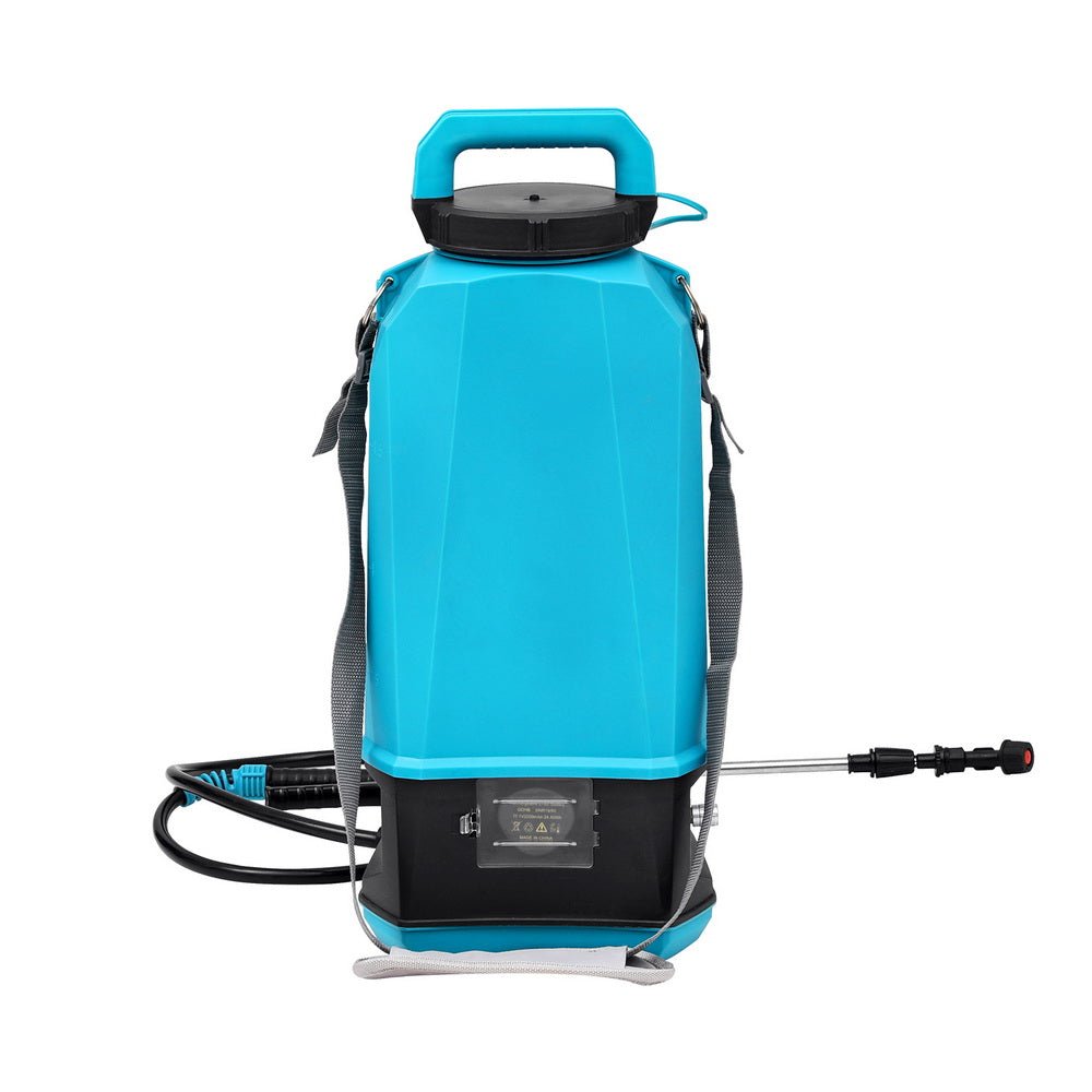 Weed Sprayer Electric Pressure 8L Shoulder Strap Pesticide Giantz Blue