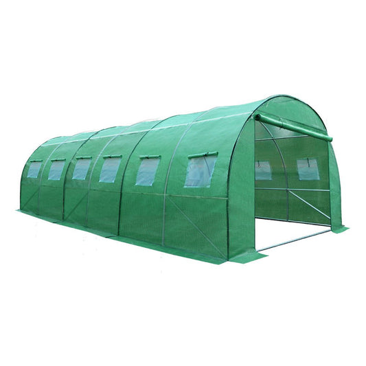 Greenhouse Shade House Walk-In 6m x 3m x 2m Domed Roof Polytunnel