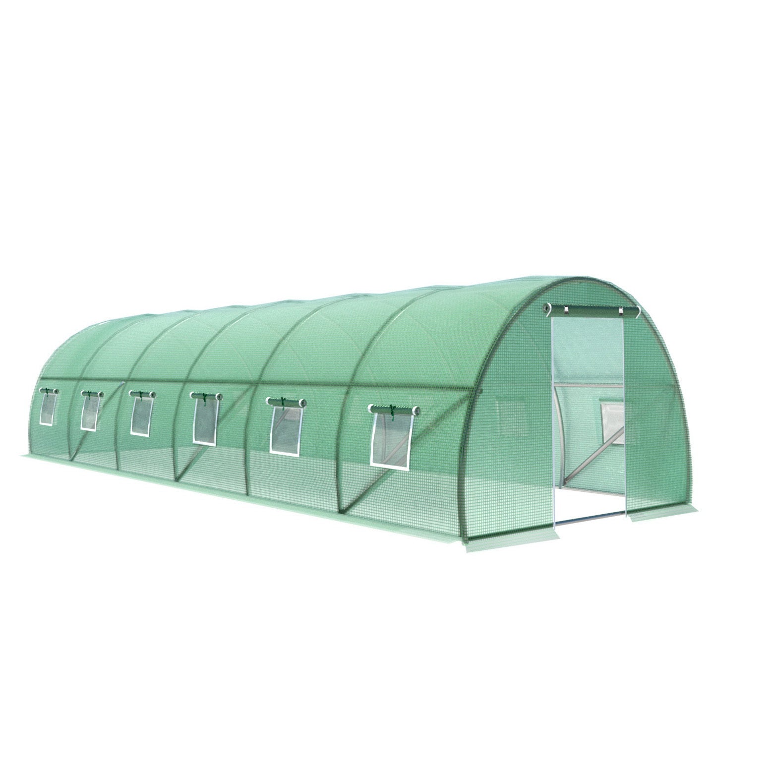 Greenhouse Shade House Walk-In 9m x 3m x 2m Domed Roof Polytunnel