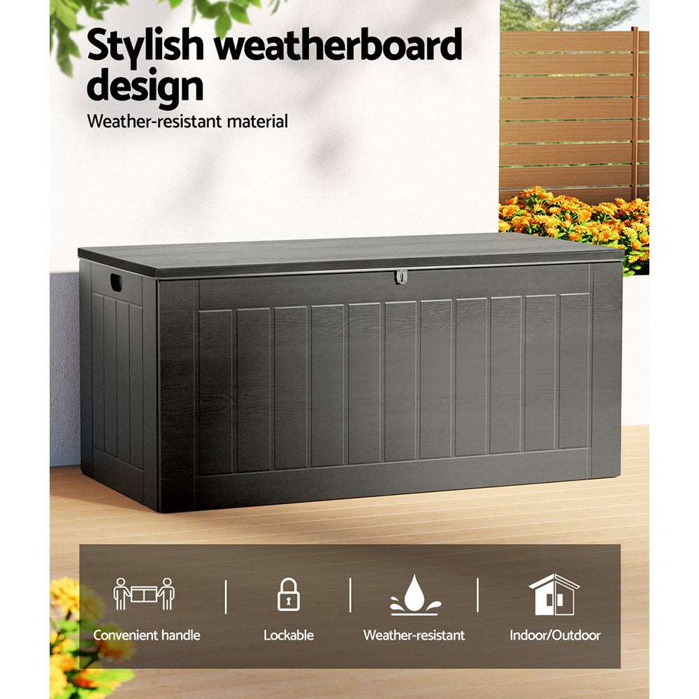 Outdoor Storage Box Additional Seating Large Capacity 830L